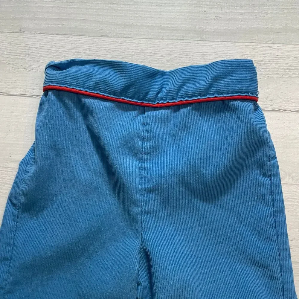 Healthtex vintage girls blue‎ flare mushroom pants 3T